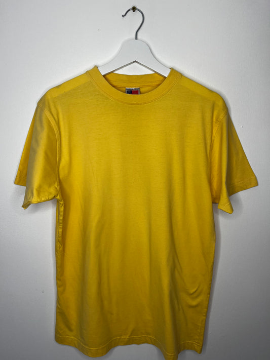 Yellow Classic Cotton Vintage T-Shirt