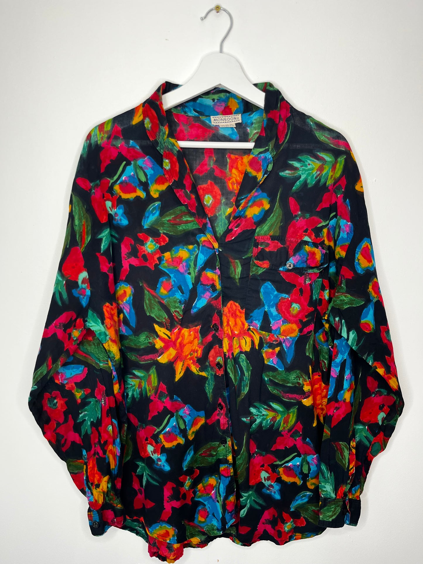 Pure Cotton Abstract Artist Monsoon Vintage Shirt