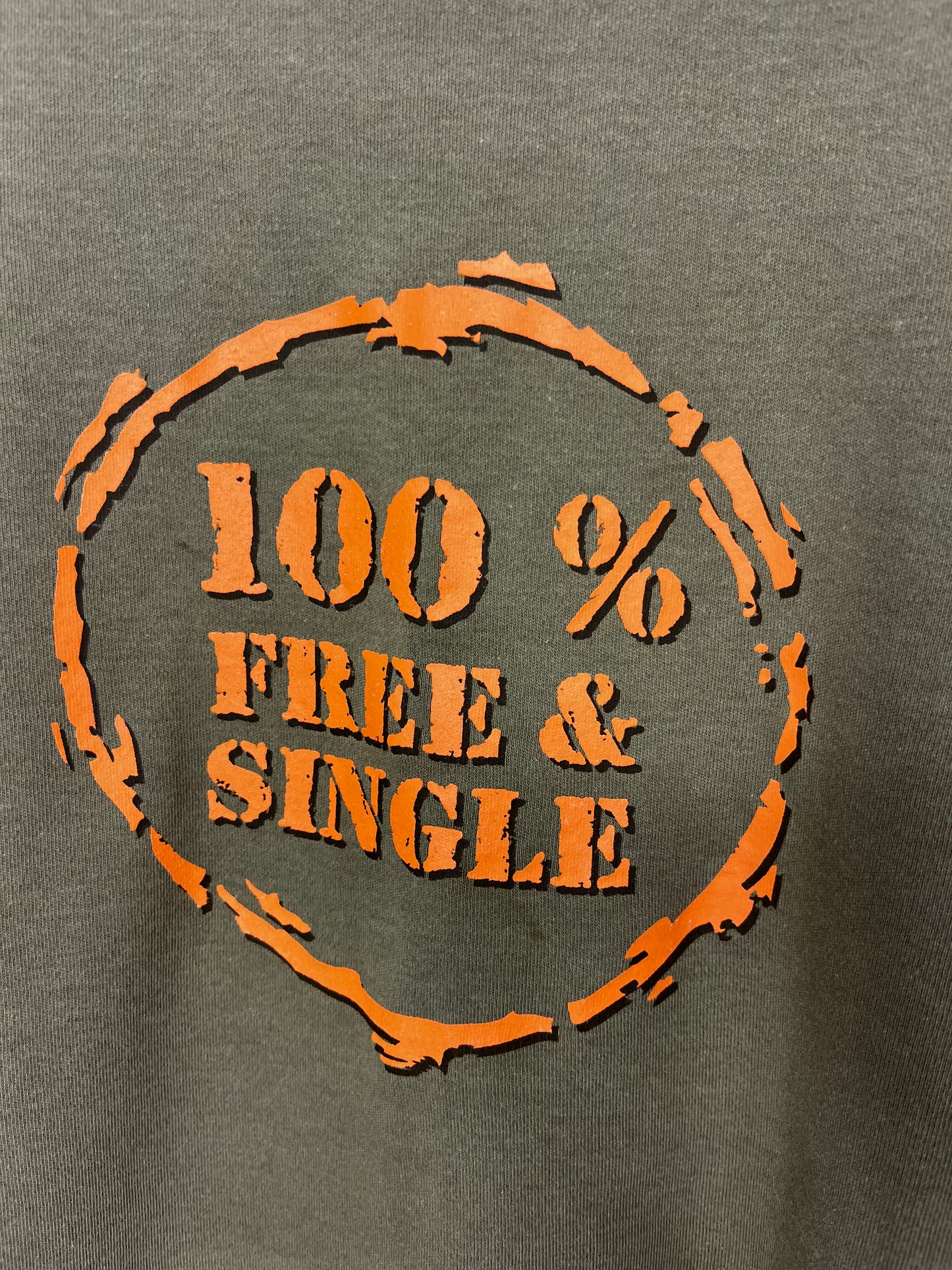 Y2k Khaki Slogan T-Shirt