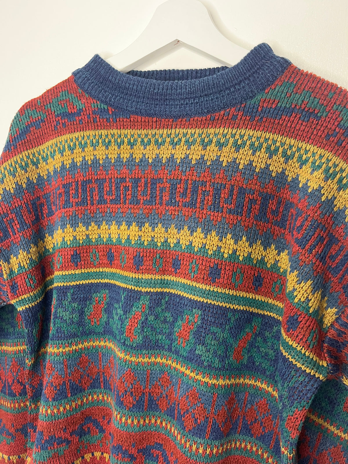 Autumnal True Vintage Patterned Sweater