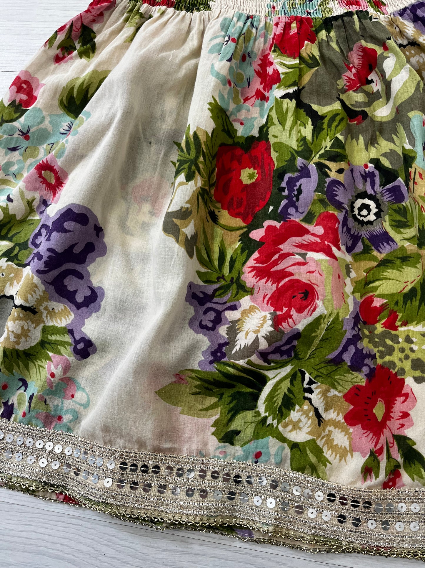Fairycore Floral Boob Tube Spring Summer Top