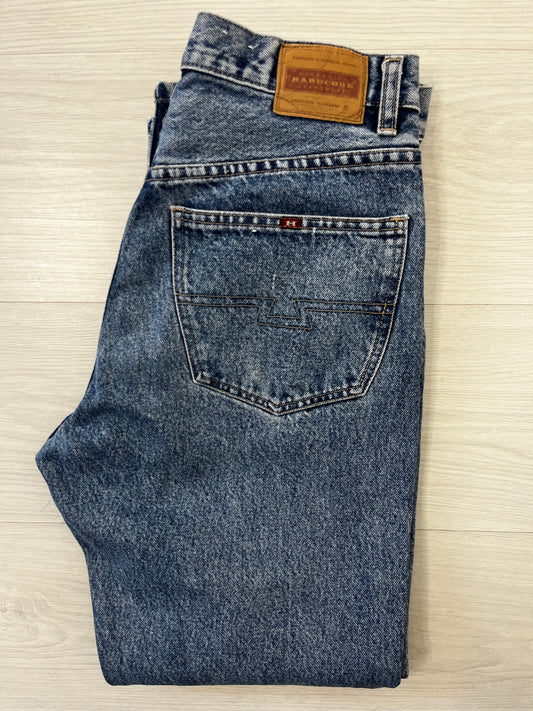 Highwaisted Hardcore Blue Denim Vintage Jeans