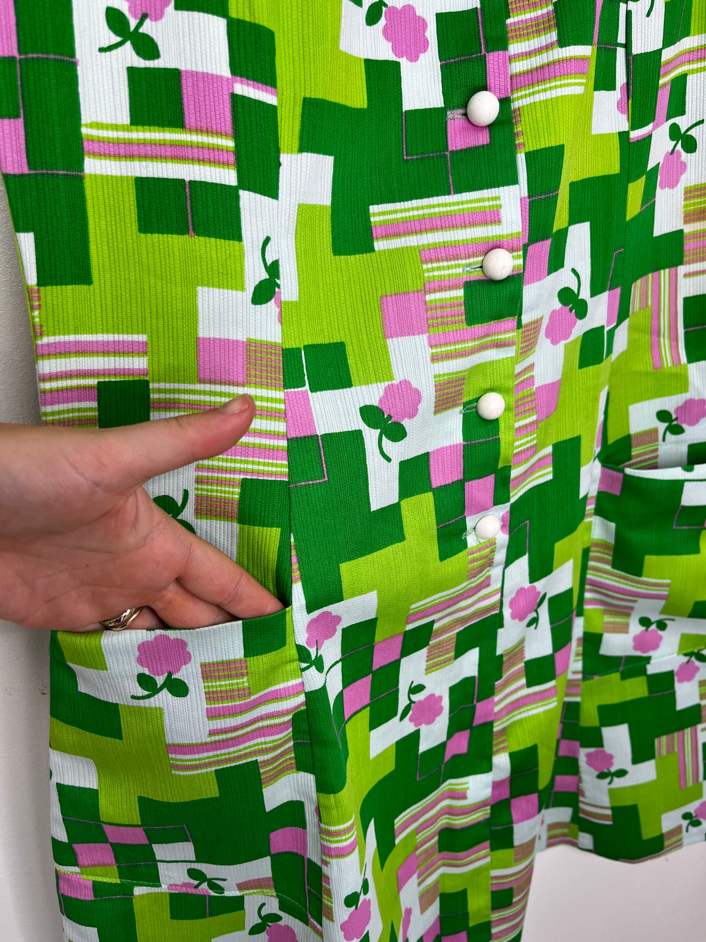 True Vintage 60s Green Dress