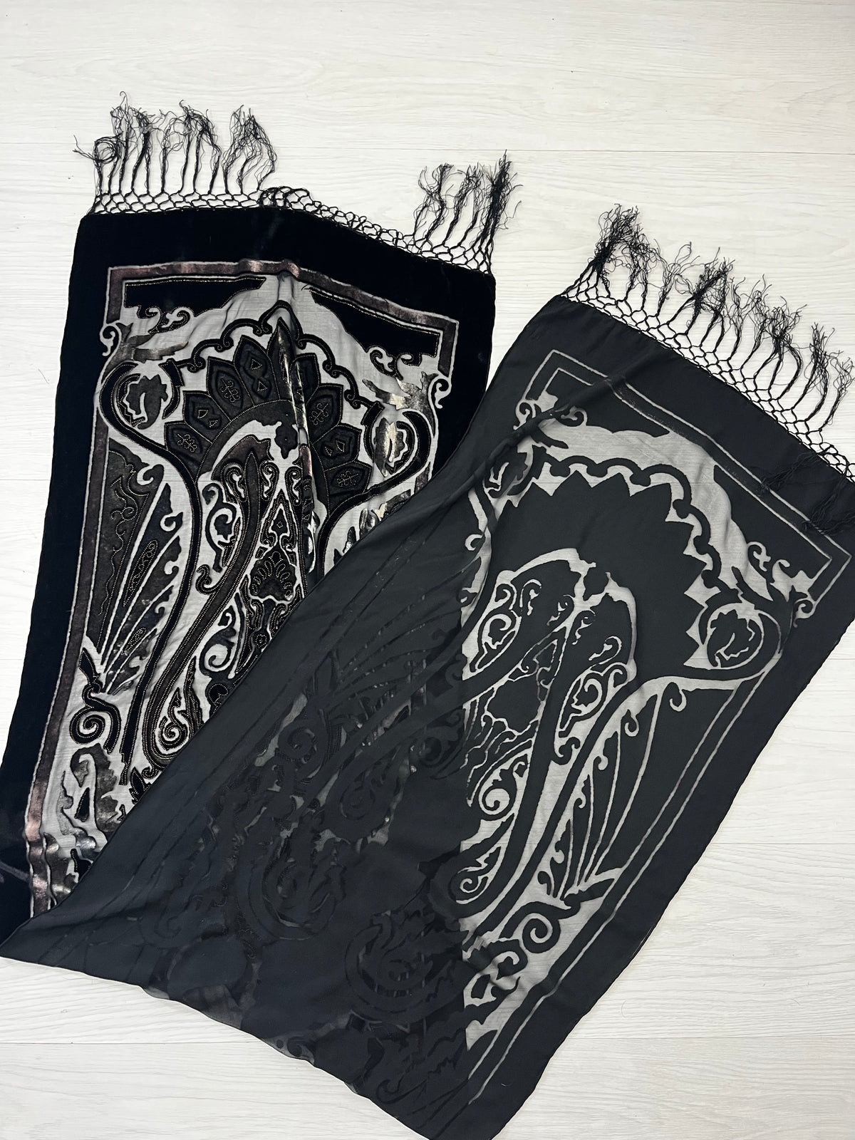 Part Silk Vintage Whimsical Scarf Accessory