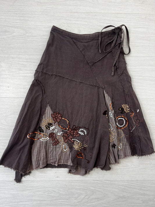 Brown Fairycore Vintage Skirt