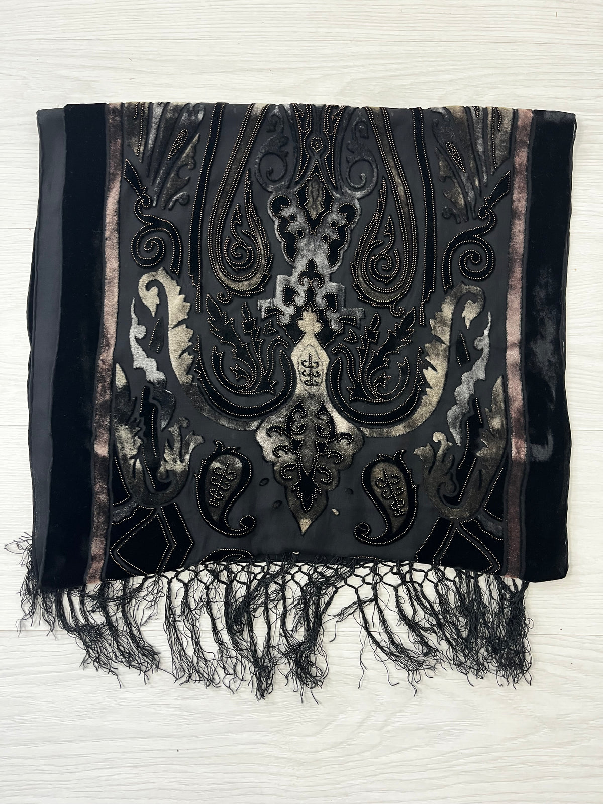 Part Silk Vintage Whimsical Scarf Accessory