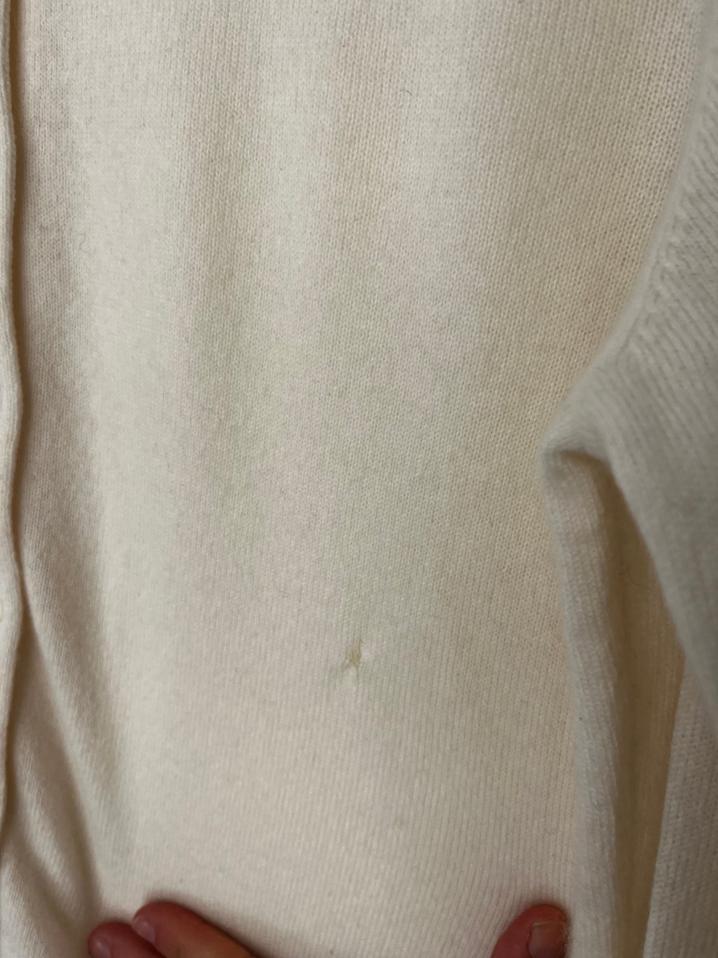 Cream Vintage Cashmere Cardigan