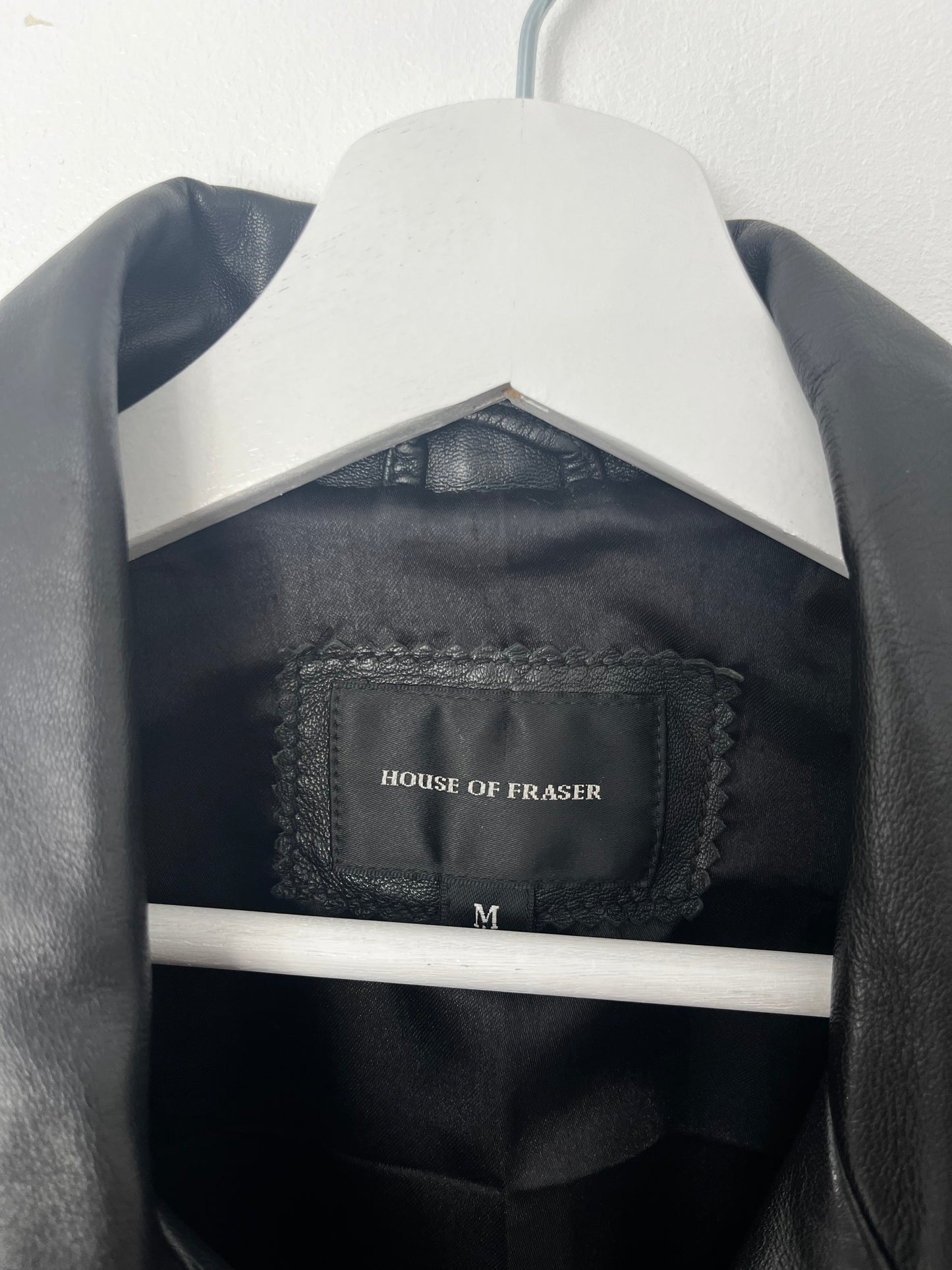 Women’s Long Black 1990s Vintage Leather Jacket