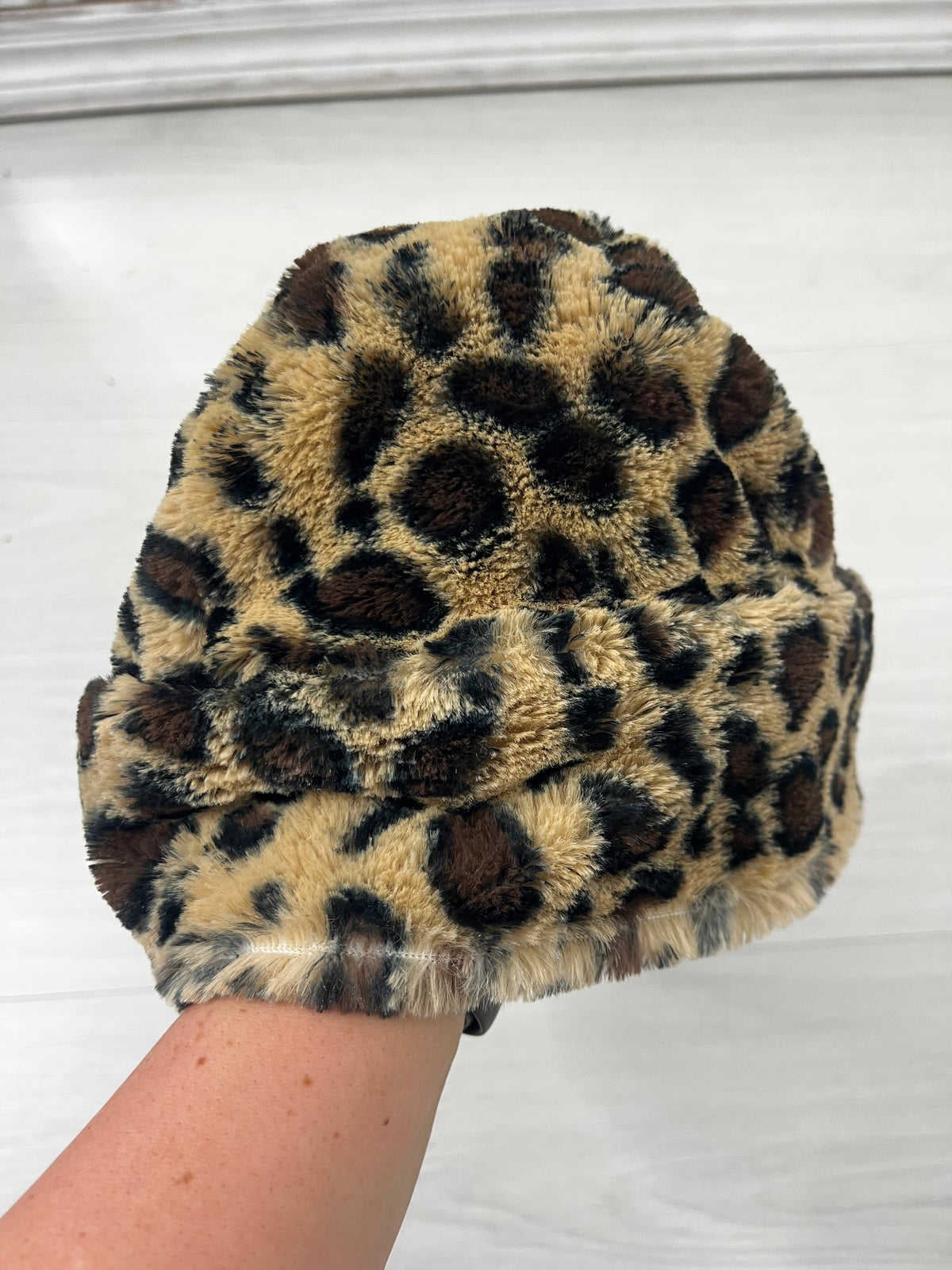 Faux Fur Animal Print Vintage Autumn Hat
