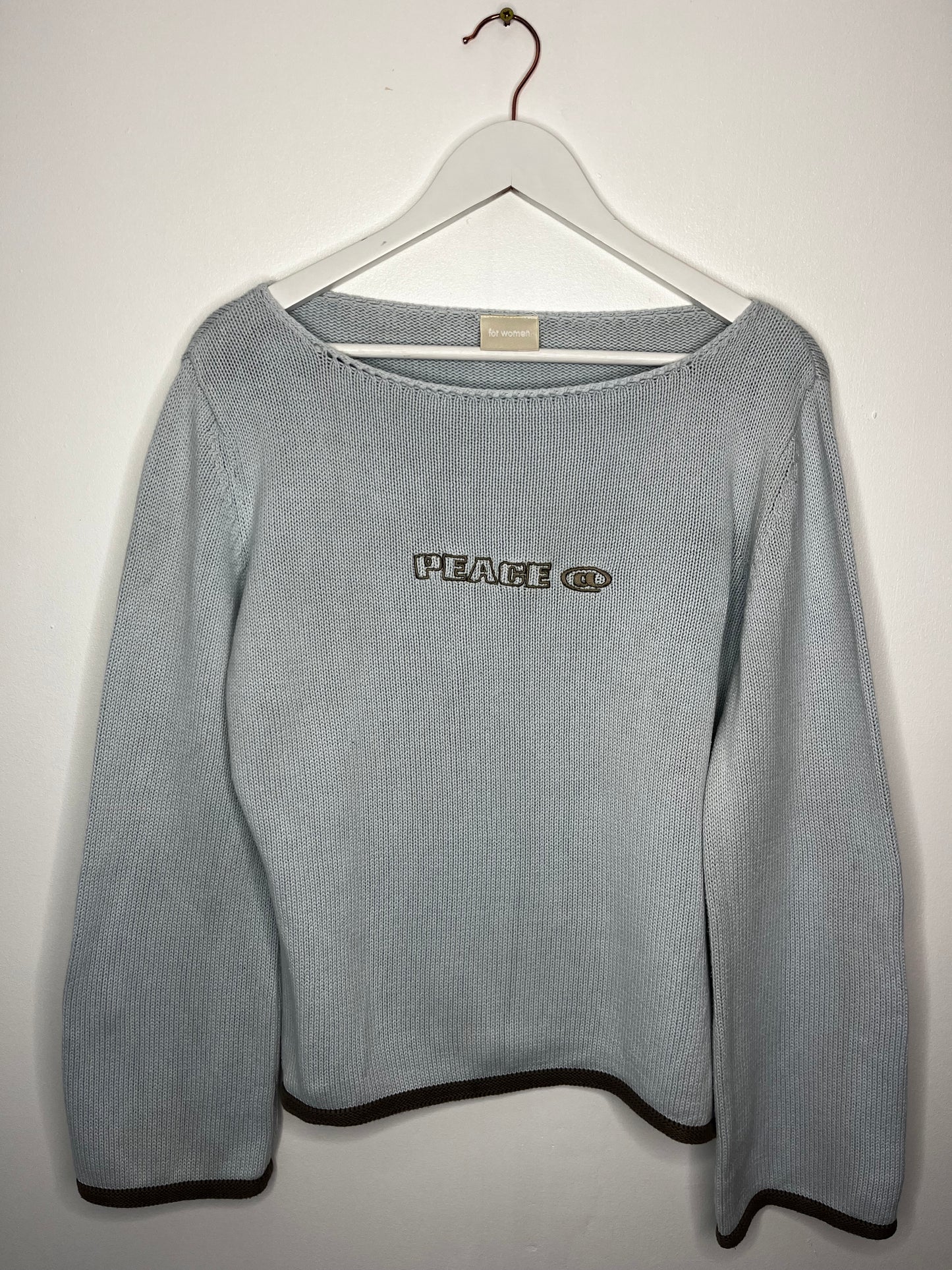 Pure Cotton Coastal Baby Blue Jumper