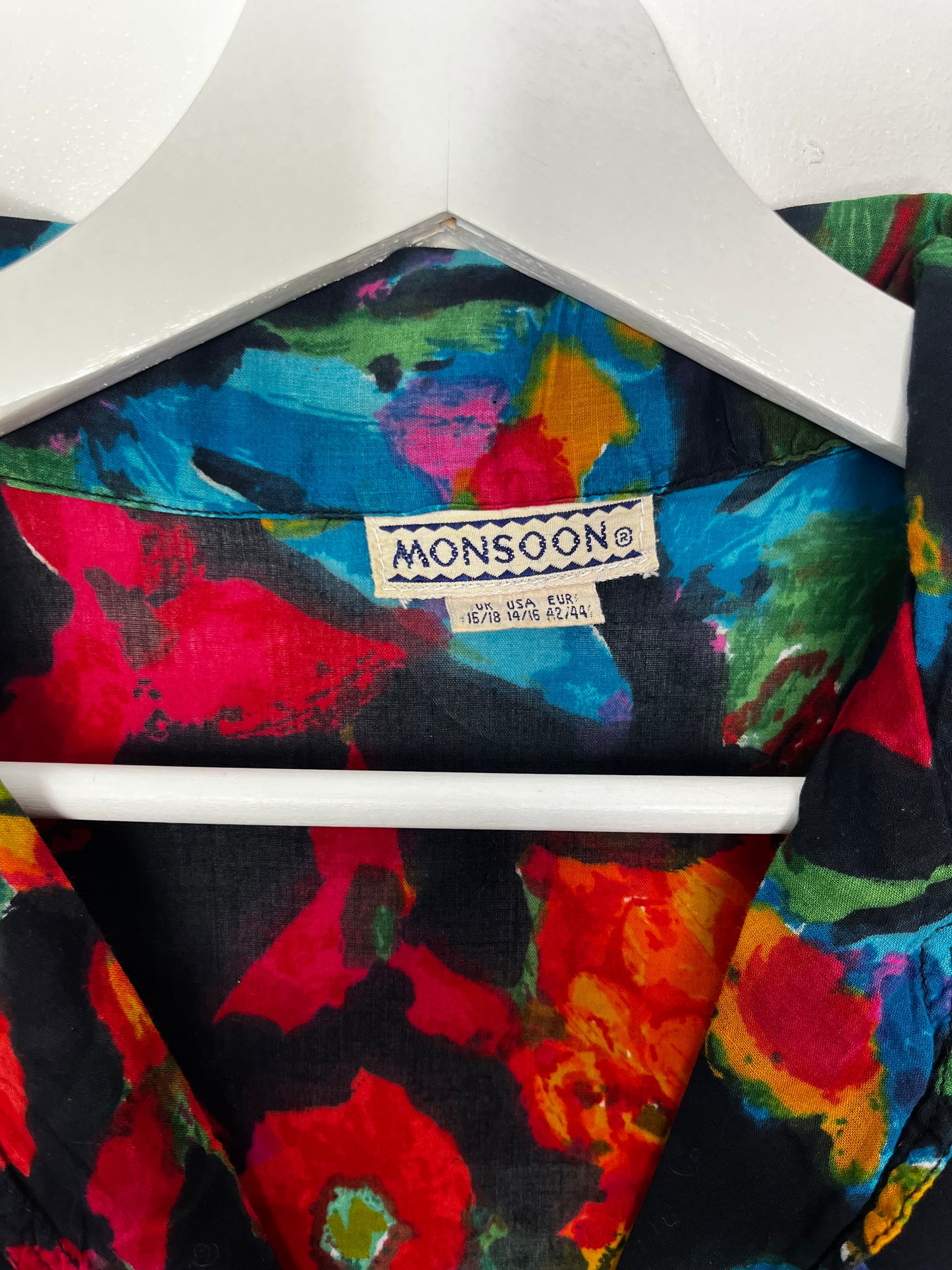 Pure Cotton Abstract Artist Monsoon Vintage Shirt