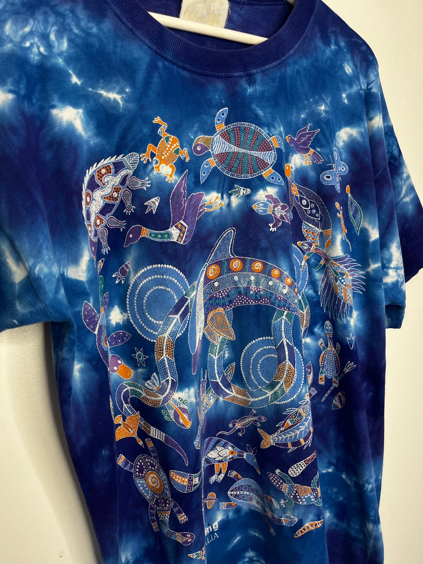 Pure Cotton Under The Sea Tie Dye Vintage T-Shirt