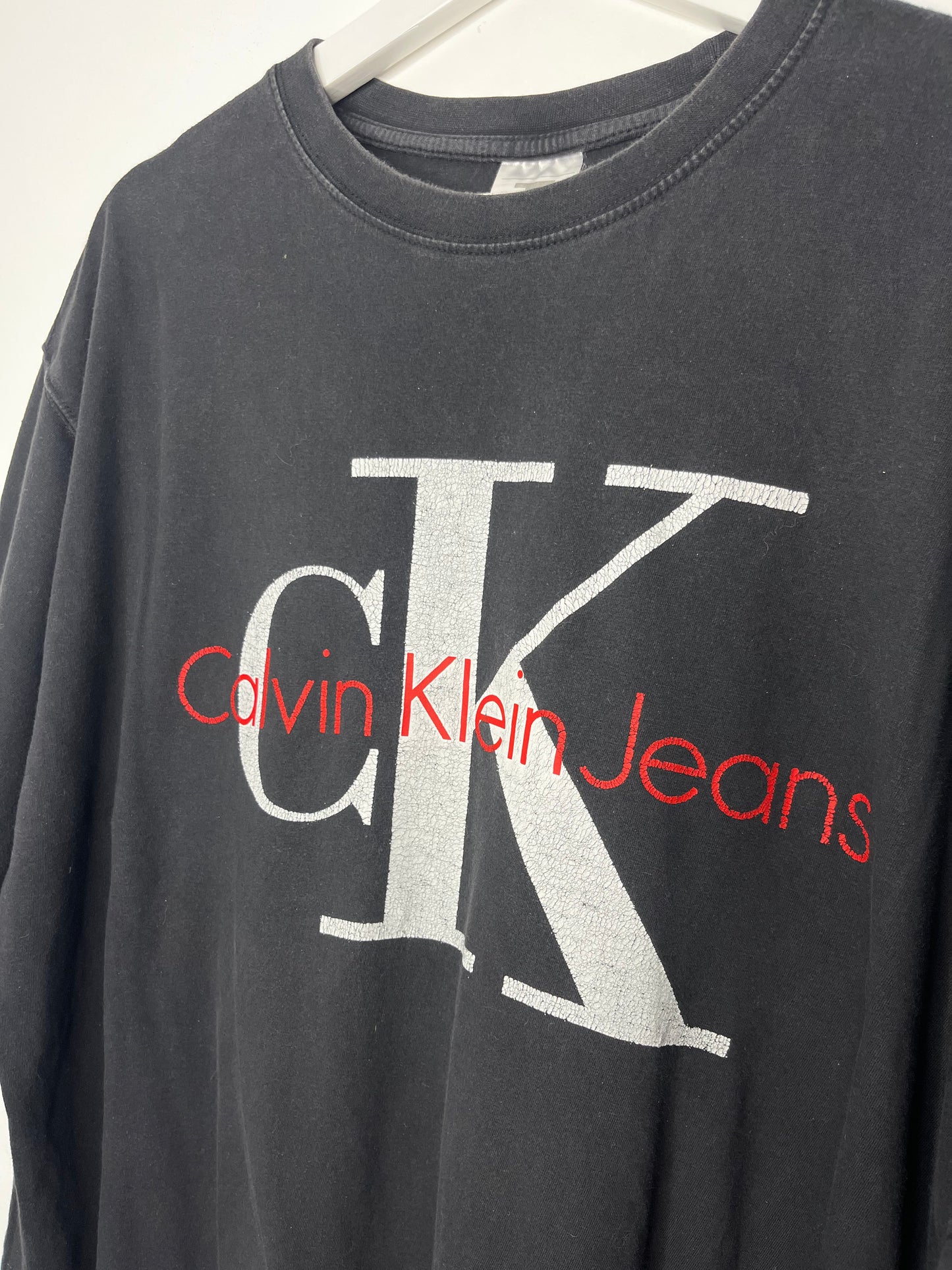 Black Bootleg CK Oversized T-Shirt