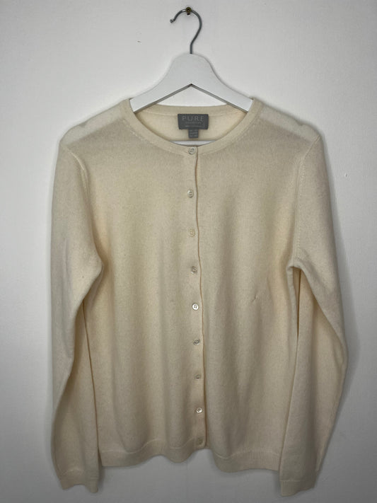 Cream Vintage Cashmere Cardigan