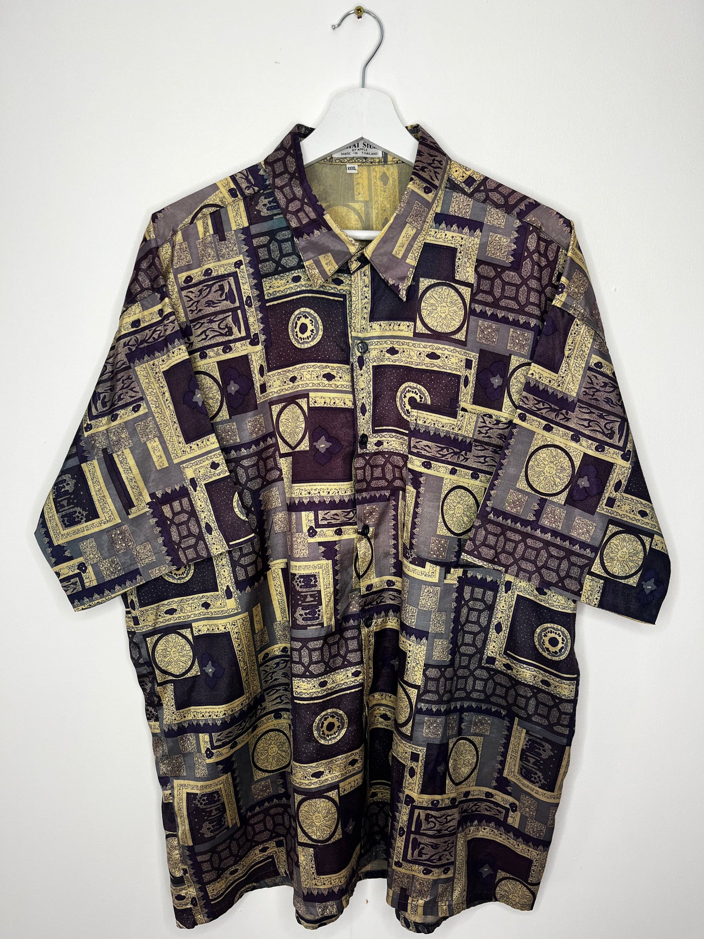 Thai Silk Purple Vintage Shirt