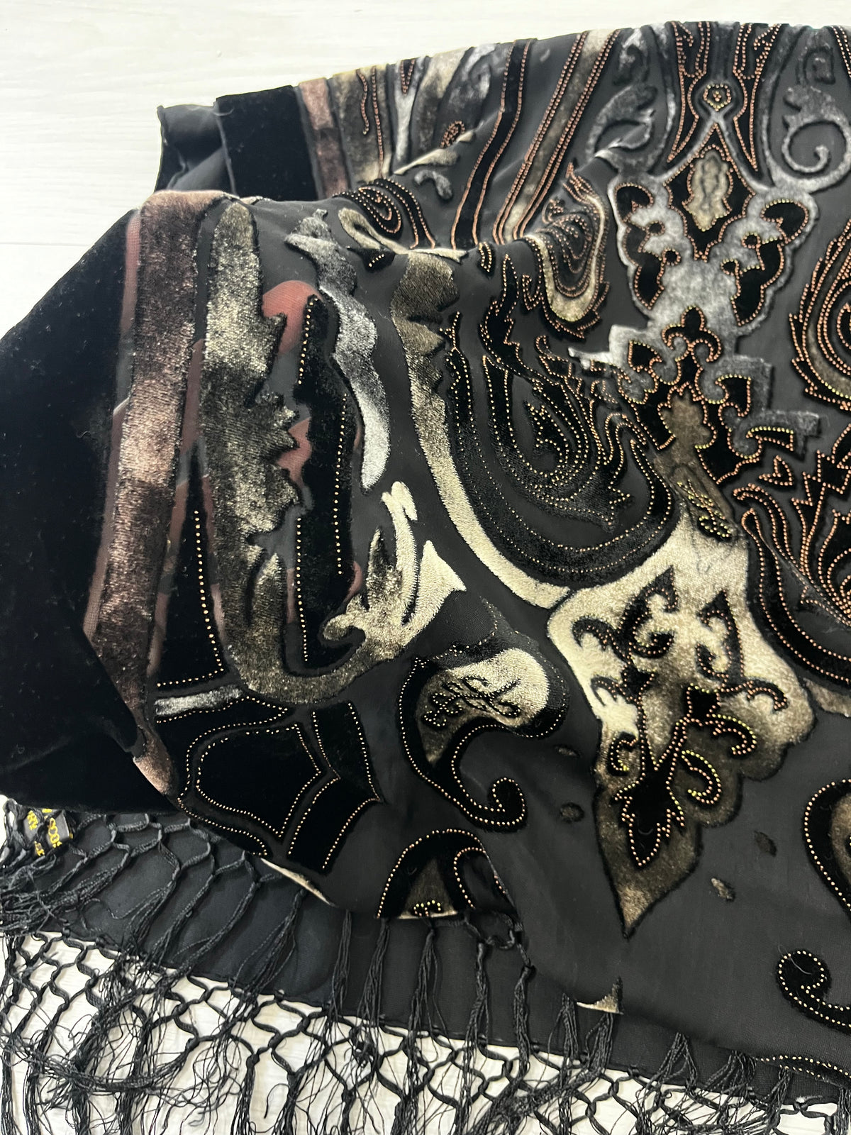 Part Silk Vintage Whimsical Scarf Accessory