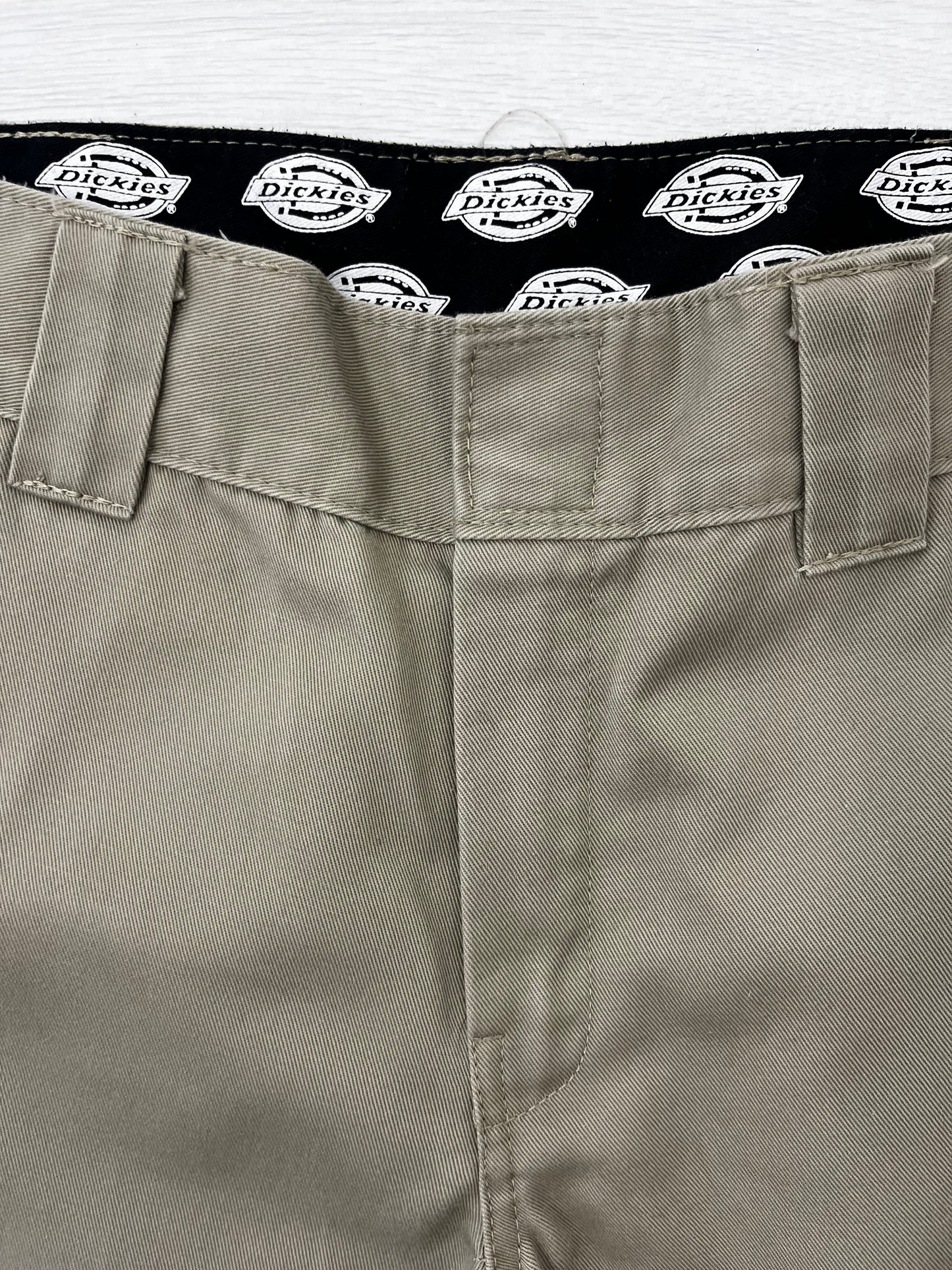 Beige Vintage Dickies Cut Off Chino Trousers