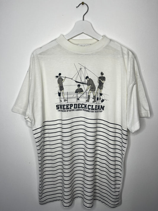 1990s Stripe Sailor T-Shirt