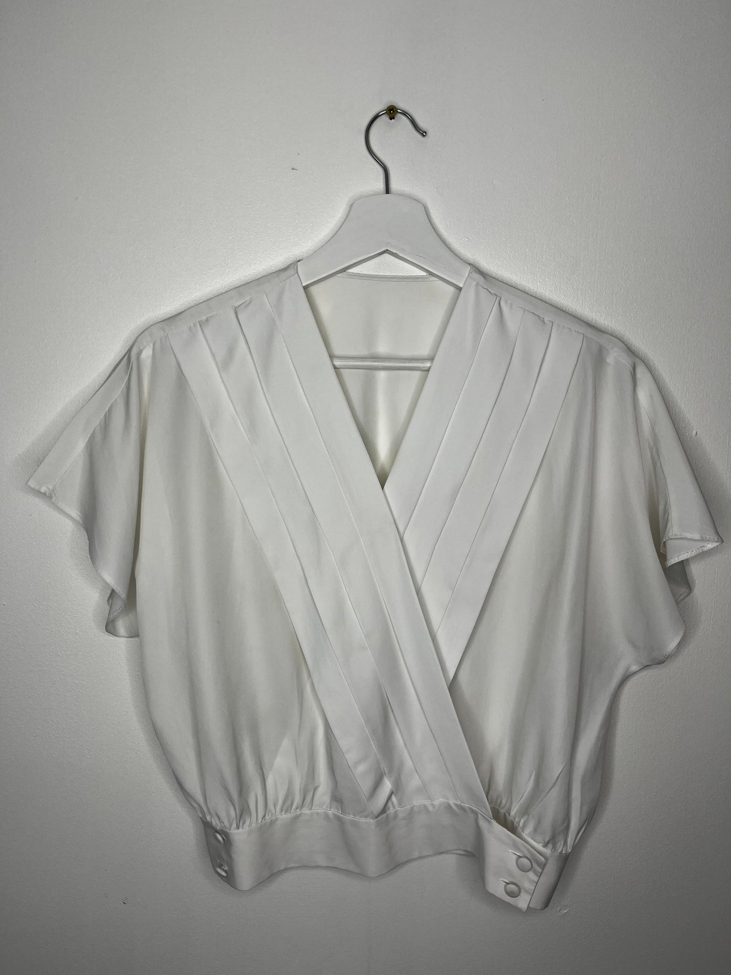 Casual Wrap Short Vintage Blouse