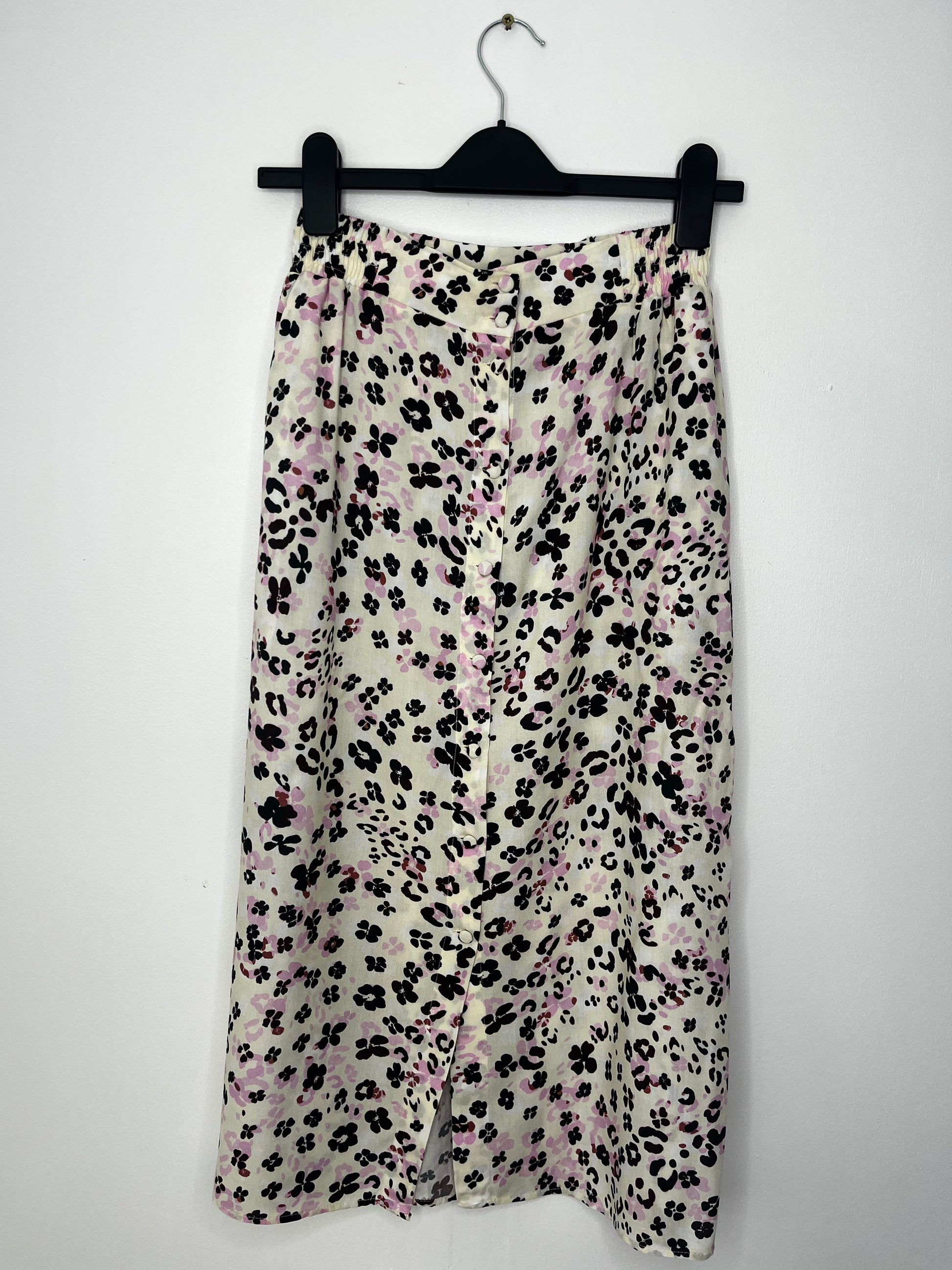 Button Down Pink Vintage Skirt