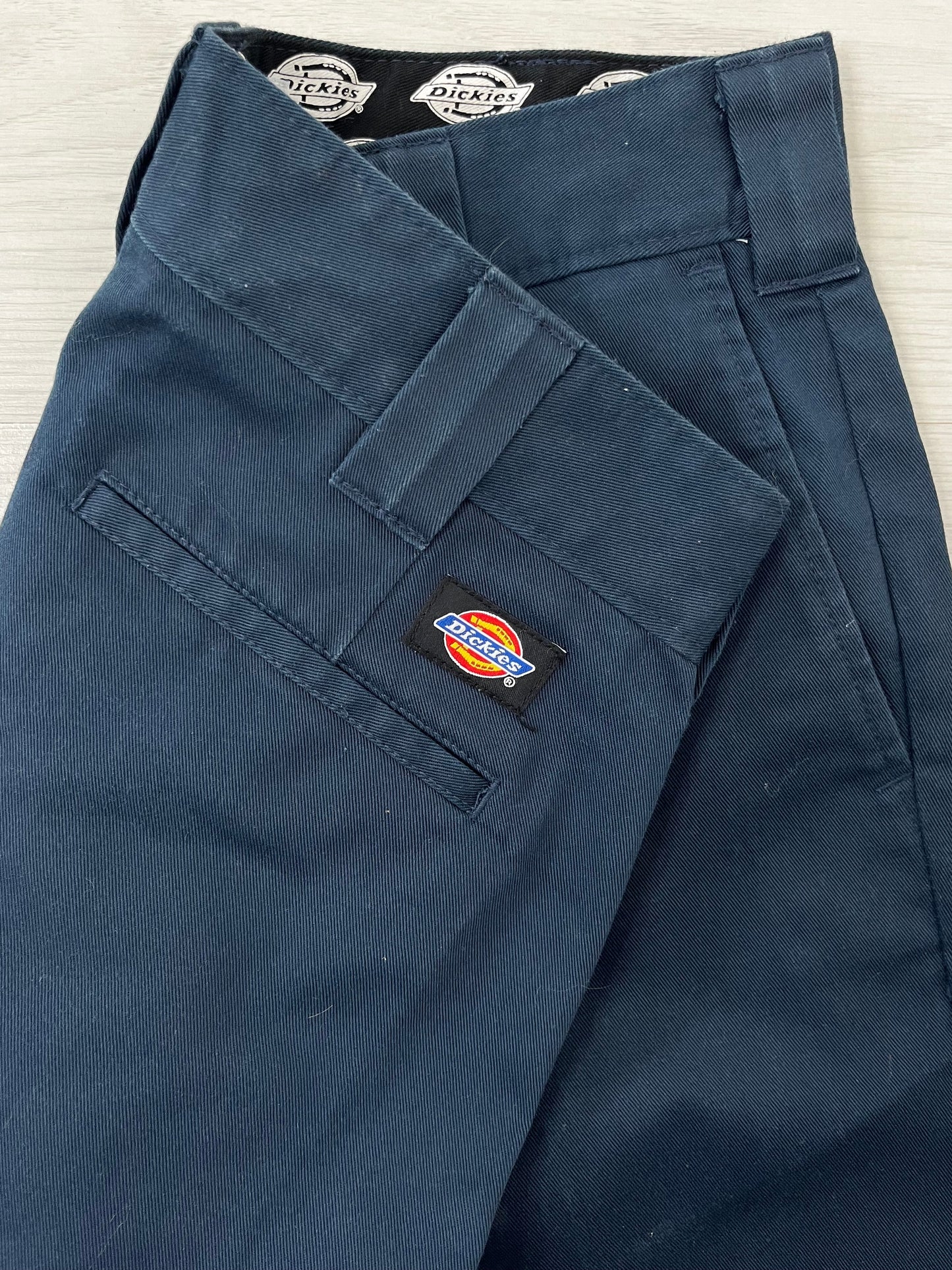 Navy Vintage Dickies Cut Off Chino Trousers