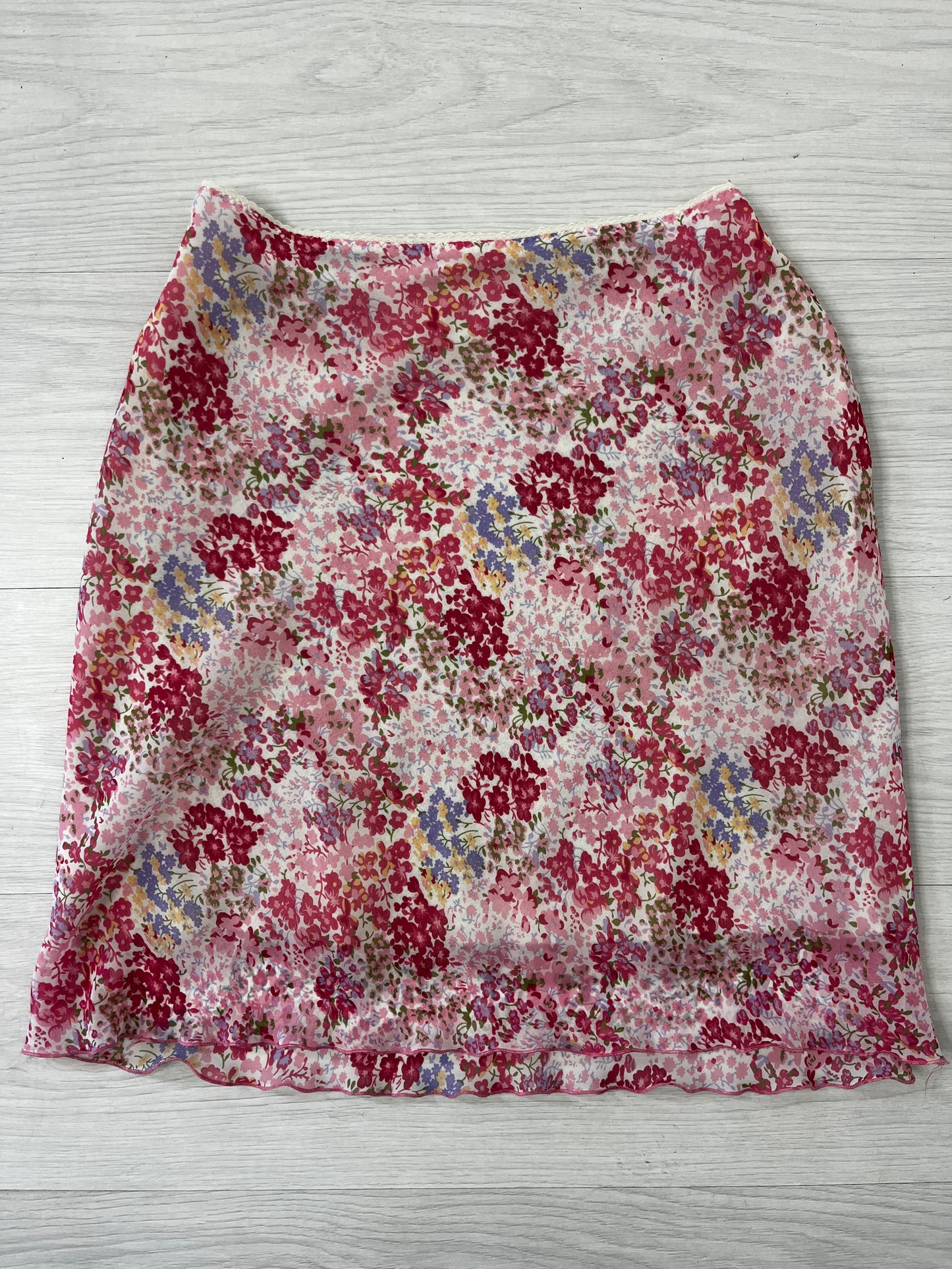UCOB Pink Floral Vintage Skirt