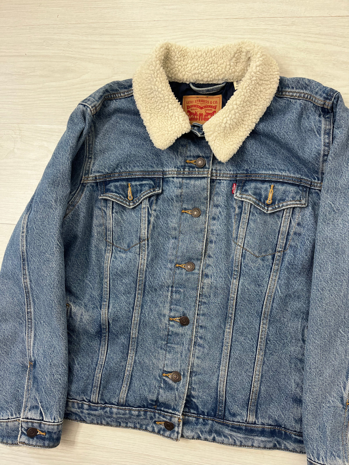 Faux Fur Collar Levi’s Denim Vintage Jacket