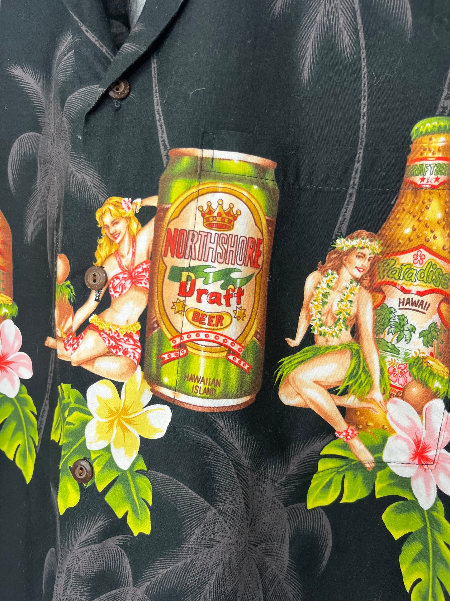 True Vintage Hawaiian Draft Beer Shirt