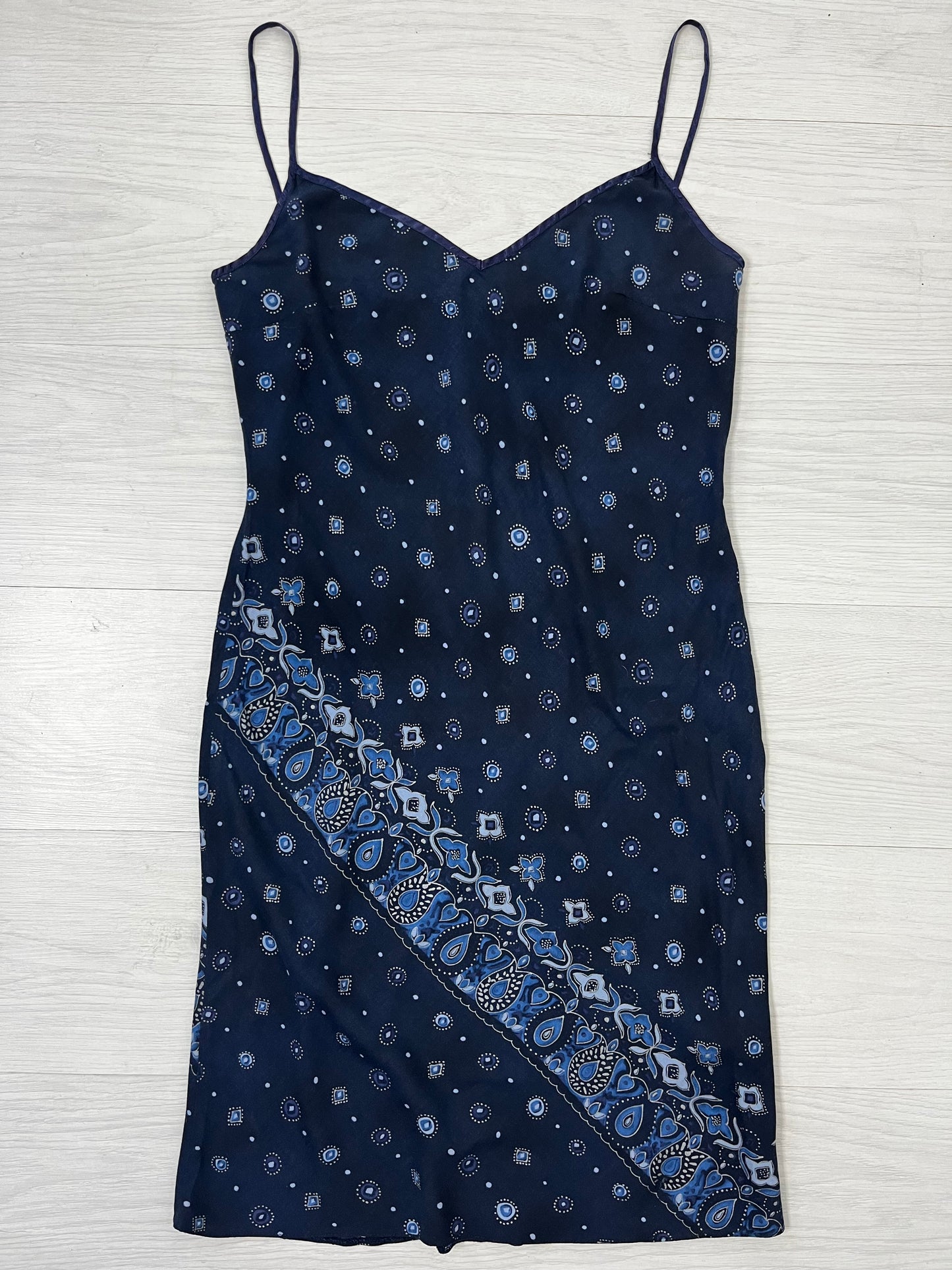 Y2k Blue Spaghetti Strap TopShop Spring Dress