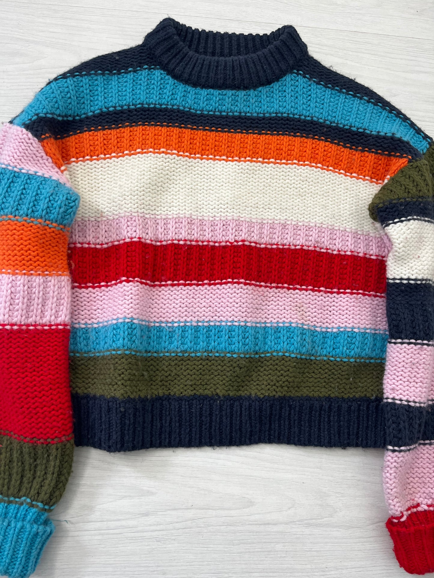 Tommy Jeans Colourful Stripe Short Jumper