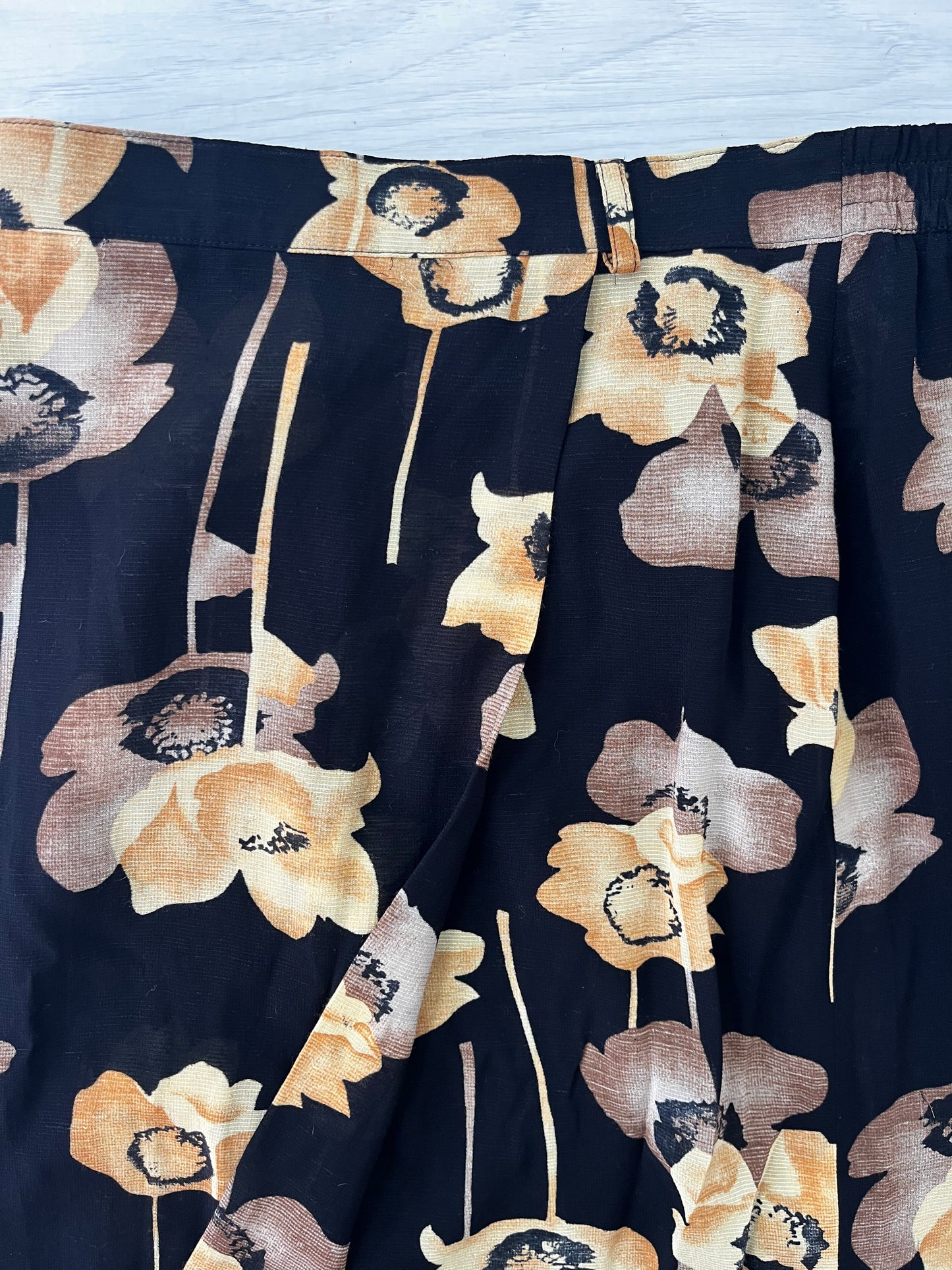True Vintage Floral Wrap Skirt