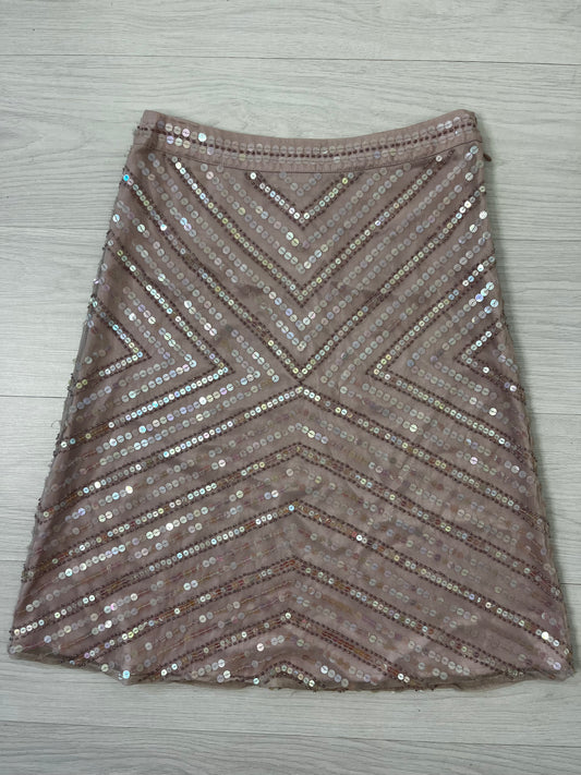 Pink Sequin Y2k Vintage Next Midi Skirt