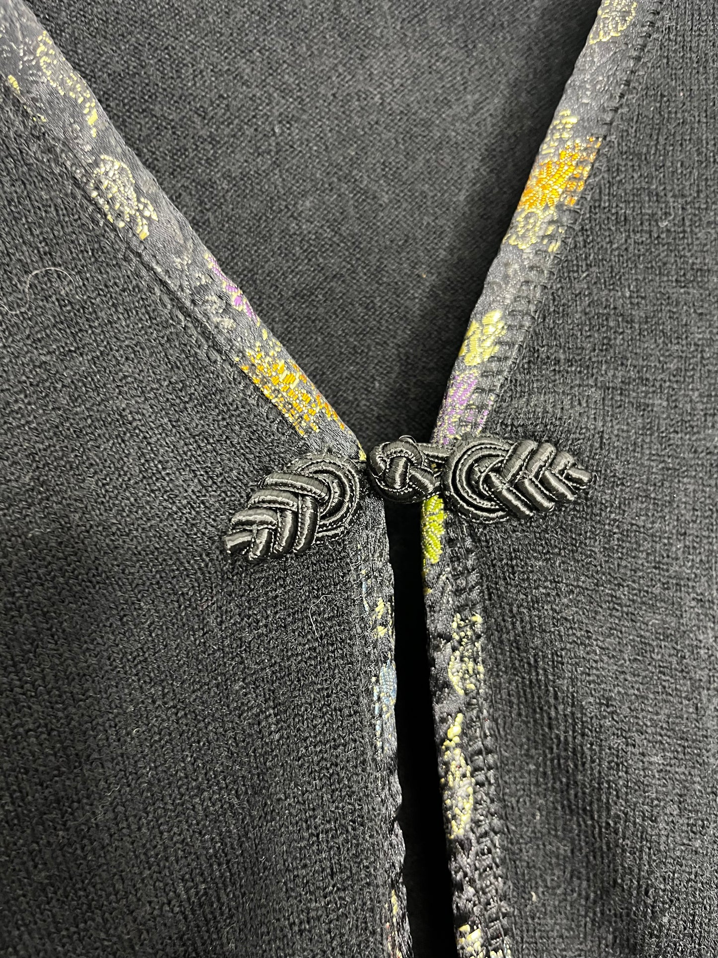 Oriental Elegance Vintage Light Cardigan