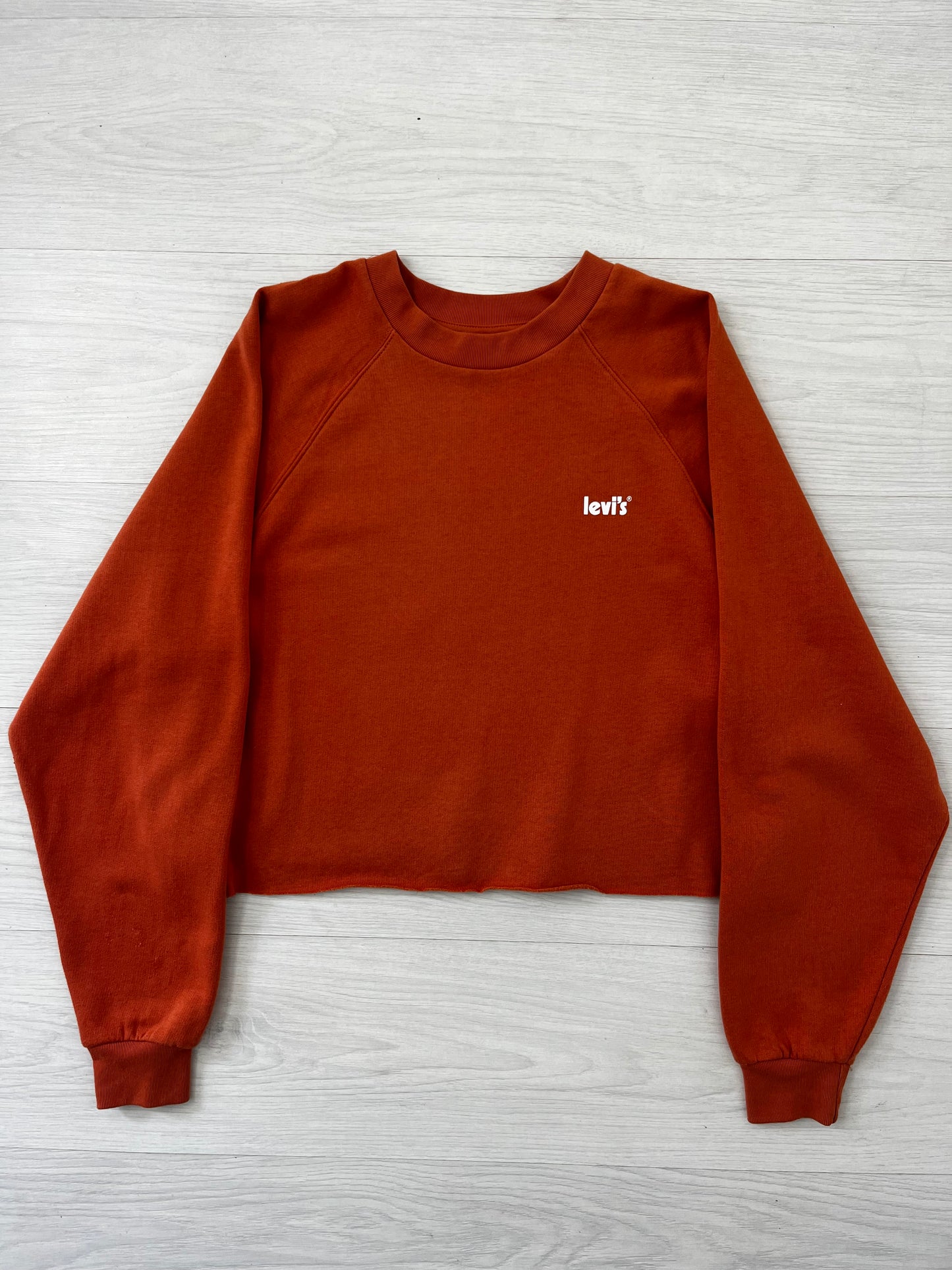 Burnt Orange Short Levi’s Jumper