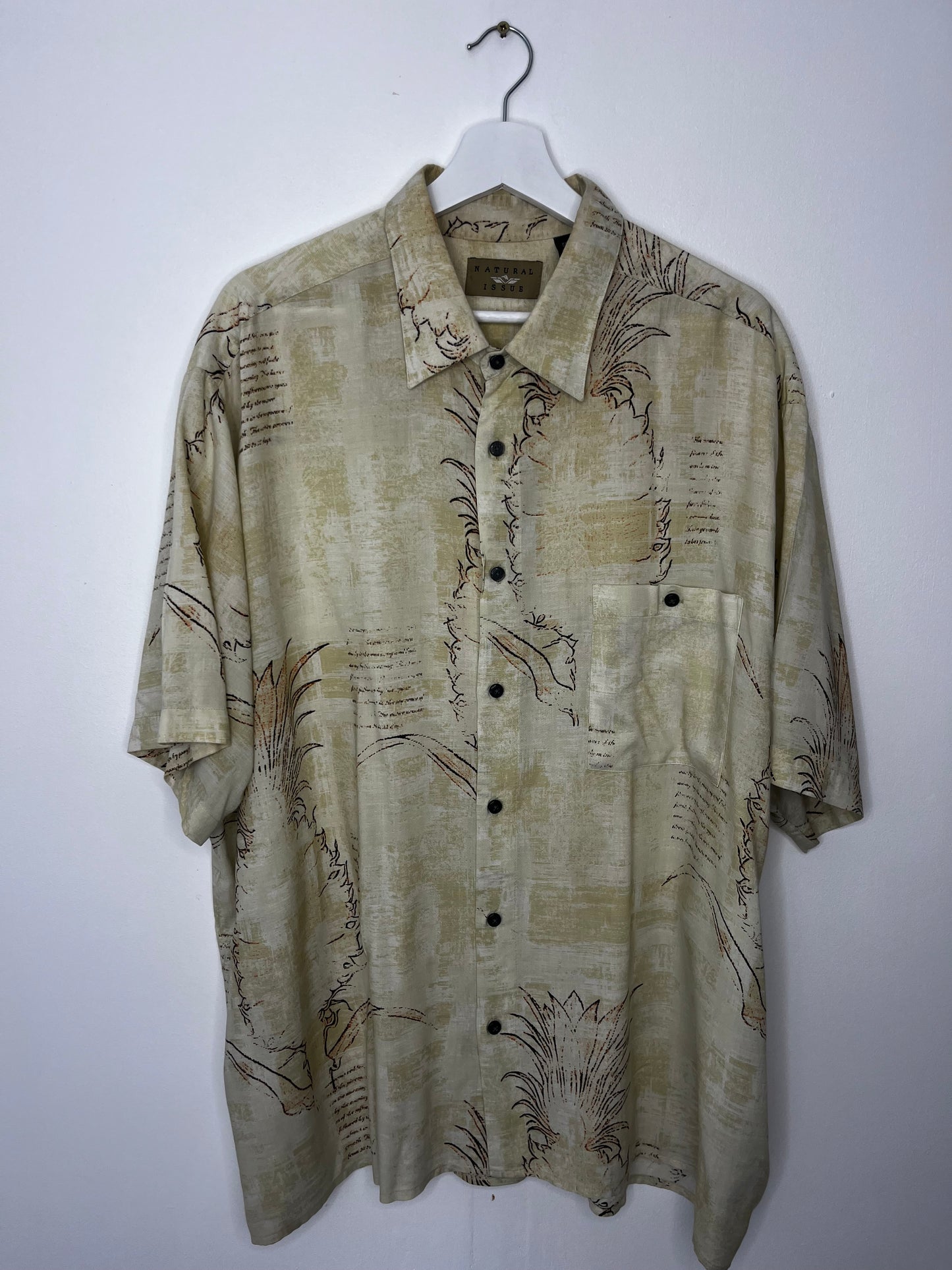 Oversized True Vintage Beige Detailed Shirt