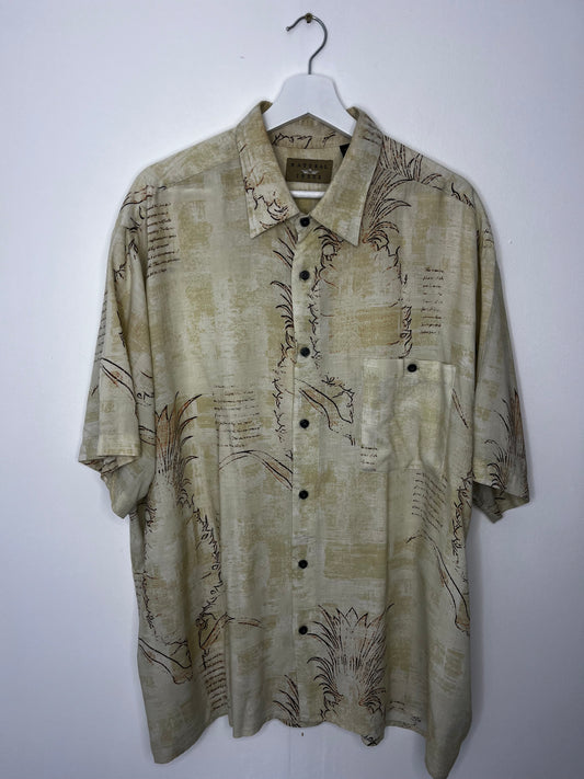 Oversized True Vintage Beige Detailed Shirt