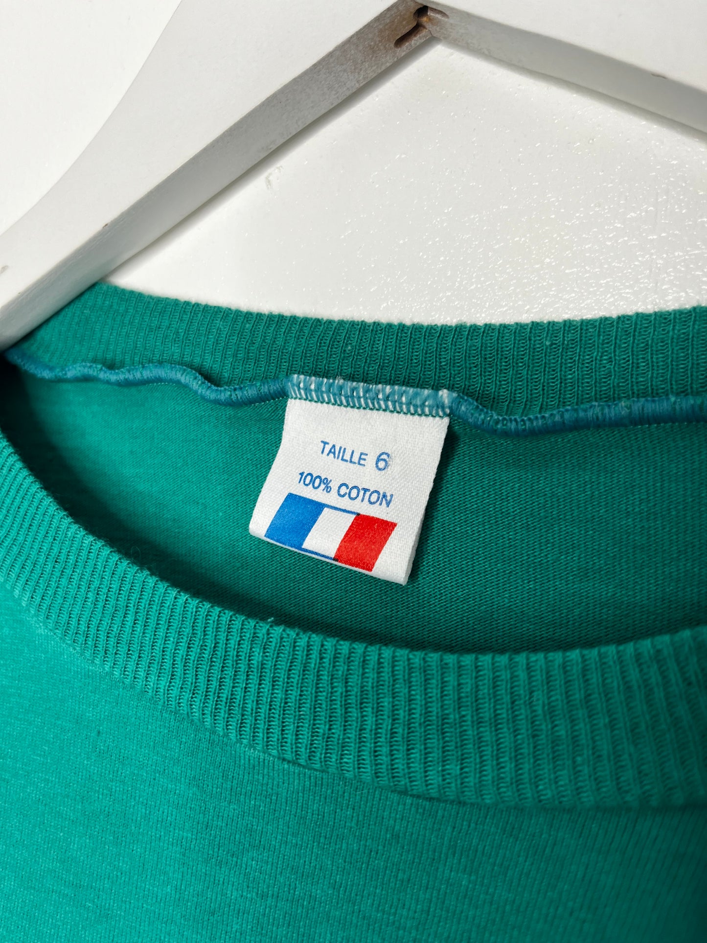 100% Cotton Vintage Embroidered Paris T-Shirt