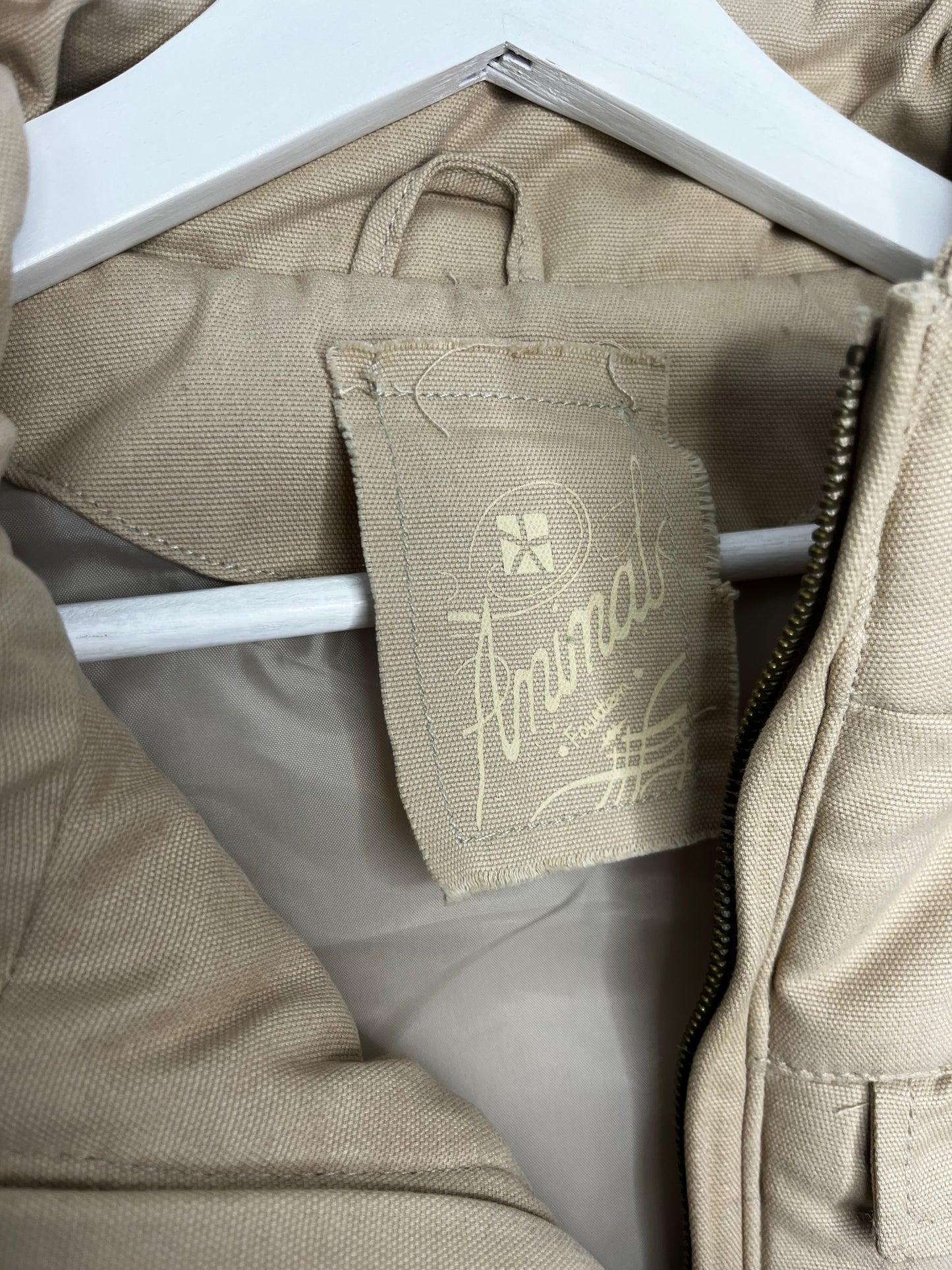 Beige Animal Vintage Gilet