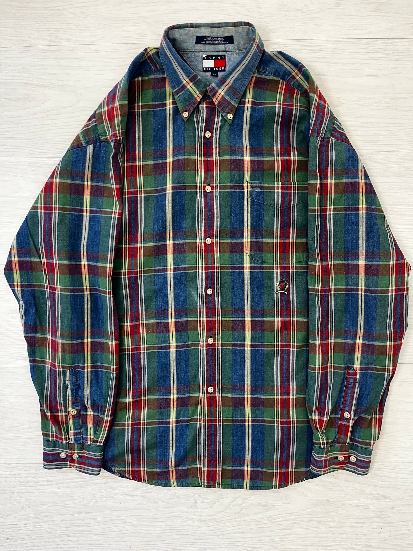 Men’s Checked Tommy Hilfiger Vintage Shirt