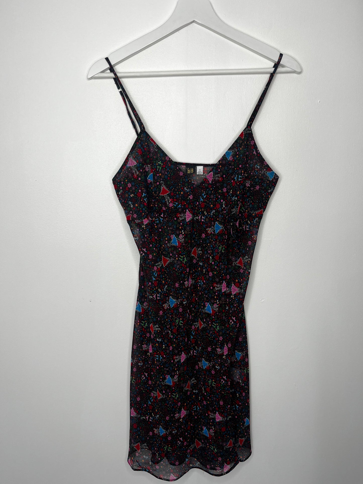 Semi Sheer Summer Wrap Strap Dress