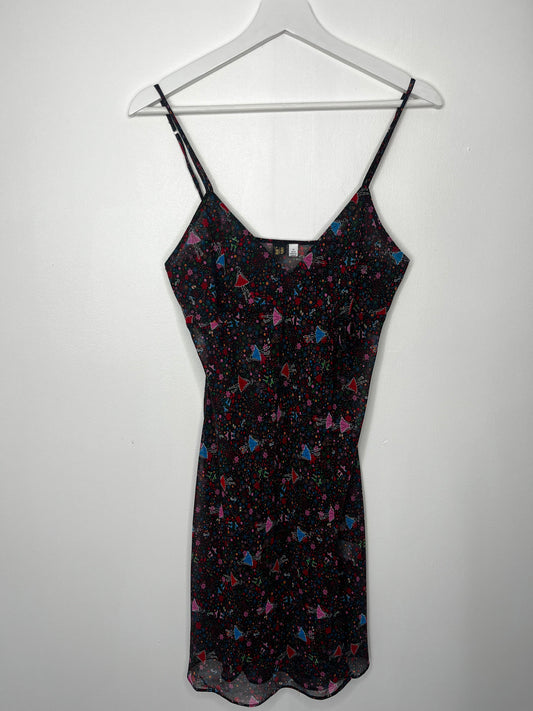 Semi Sheer Summer Wrap Strap Dress