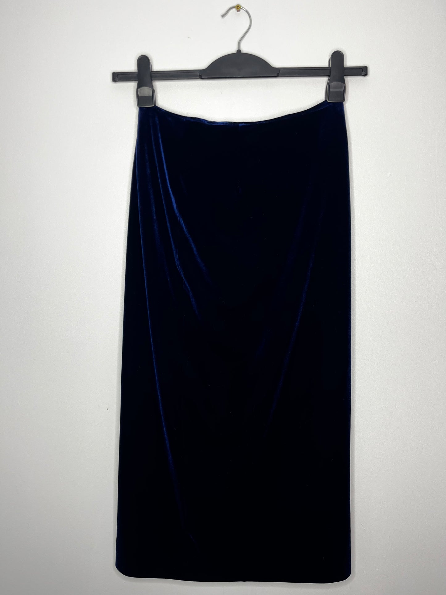 True Vintage Midnight Velvet Skirt