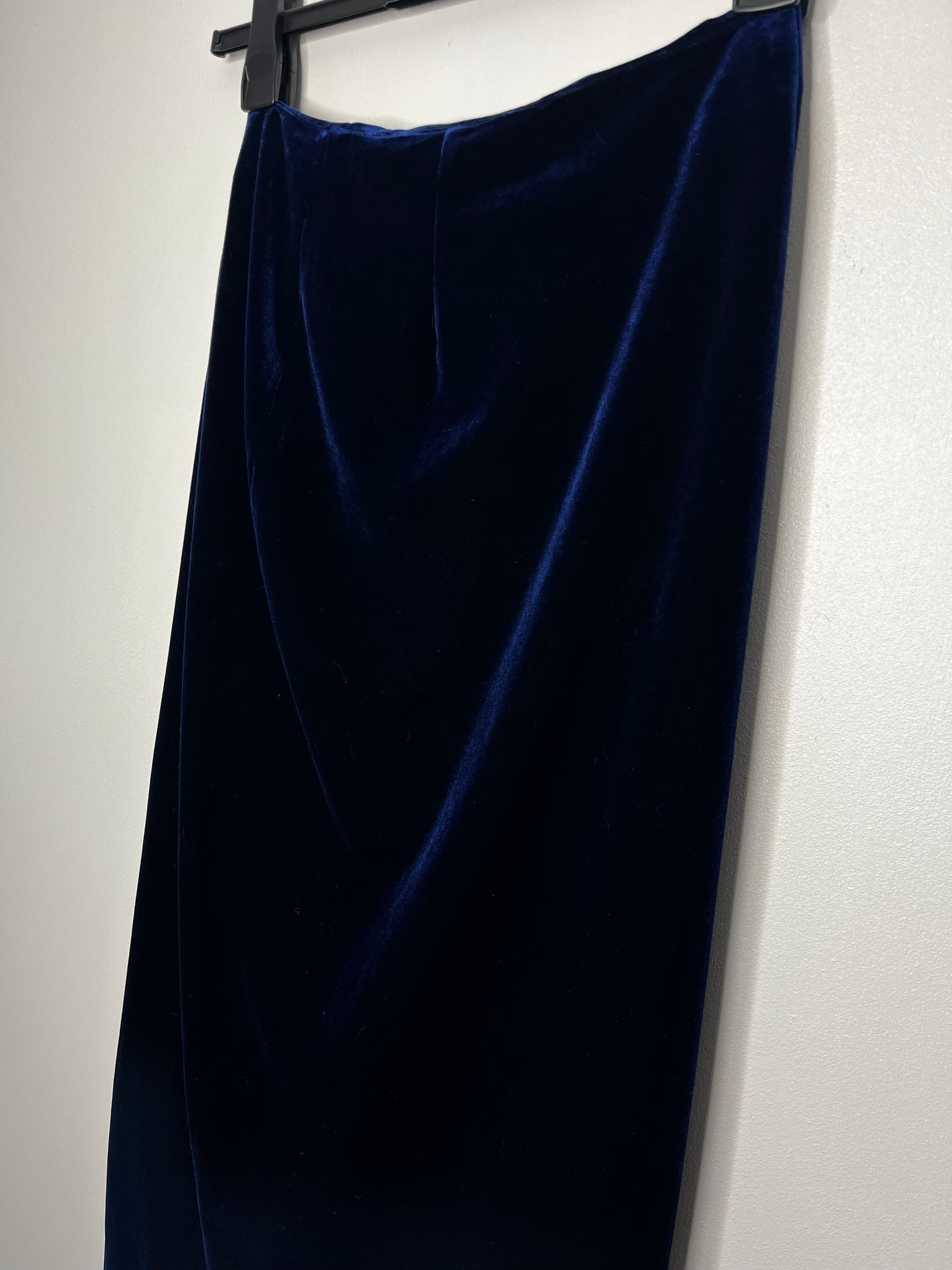 True Vintage Midnight Velvet Skirt