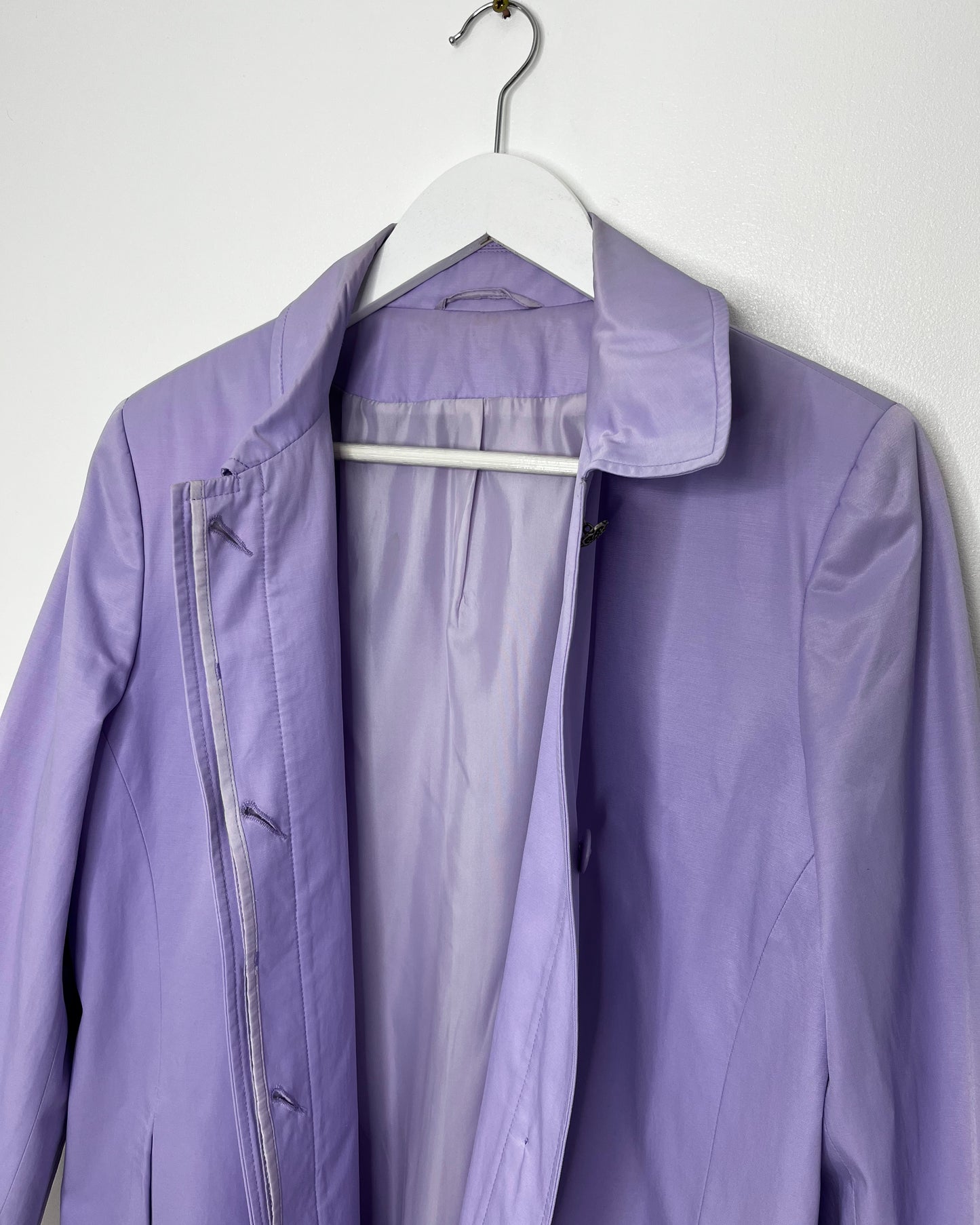 Long Purple Spring Jacket