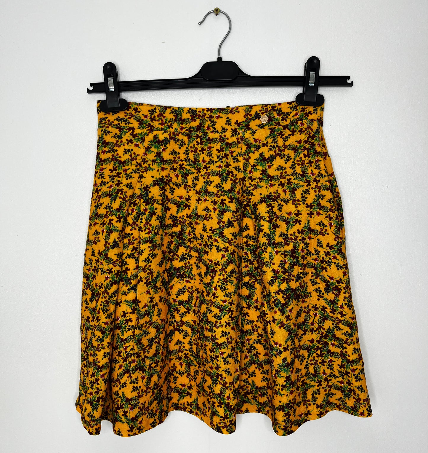 Mustard Floral Skirt