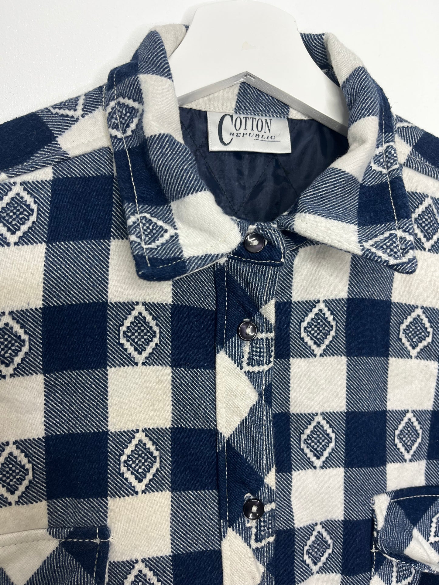90s Quilted Cotton Shirt
