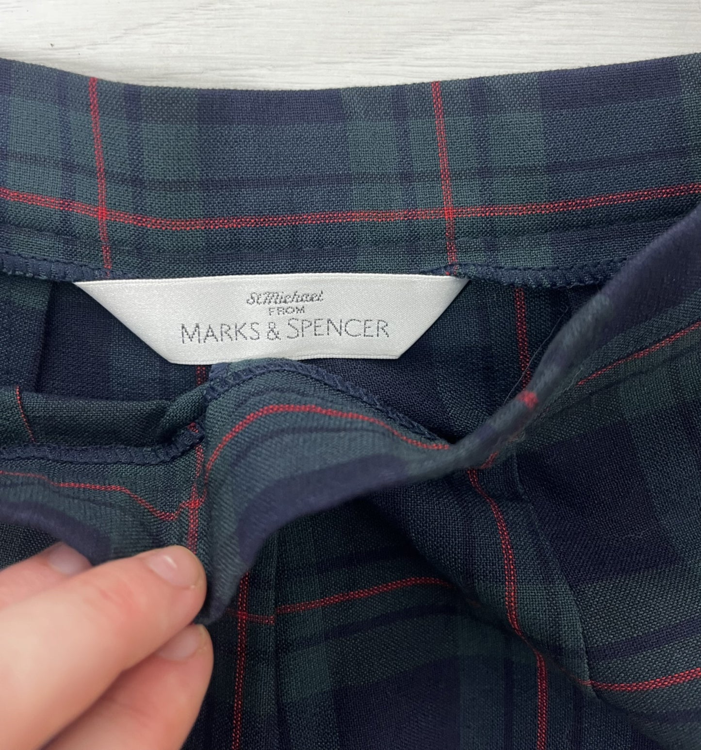 Highwaisted Plaid Vintage Trousers