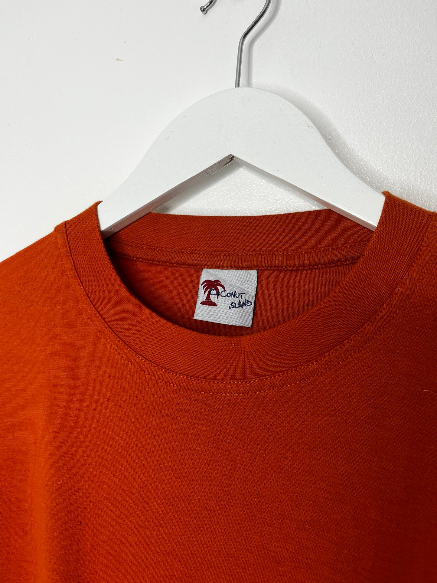 Orange Casual Vintage T-Shirt