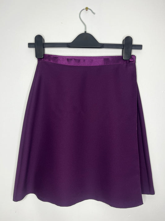 Purple Vintage Wrap Skirt