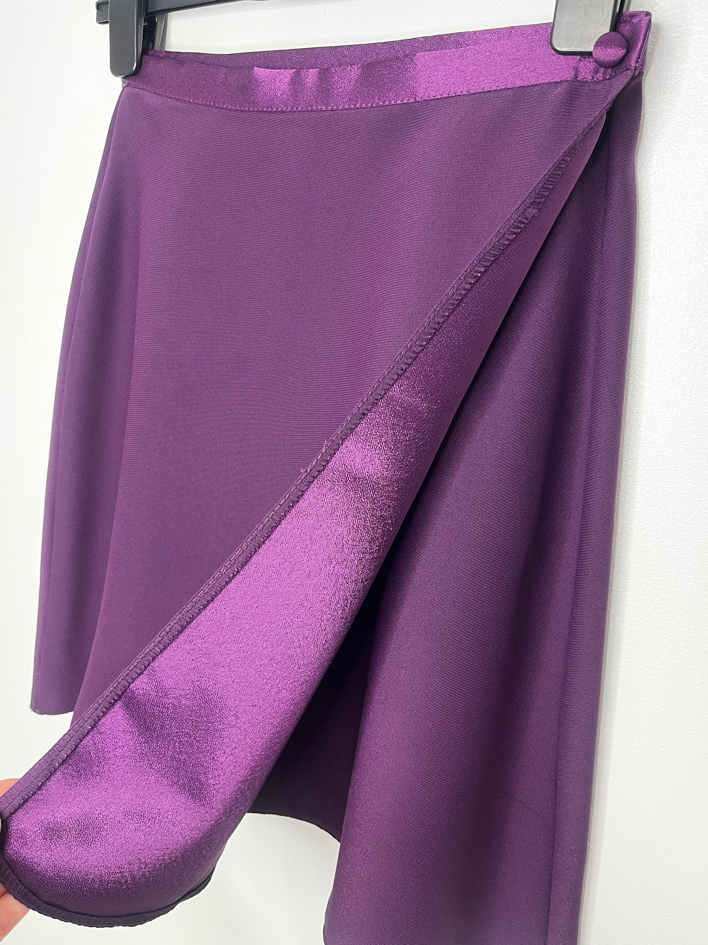 Purple Vintage Wrap Skirt